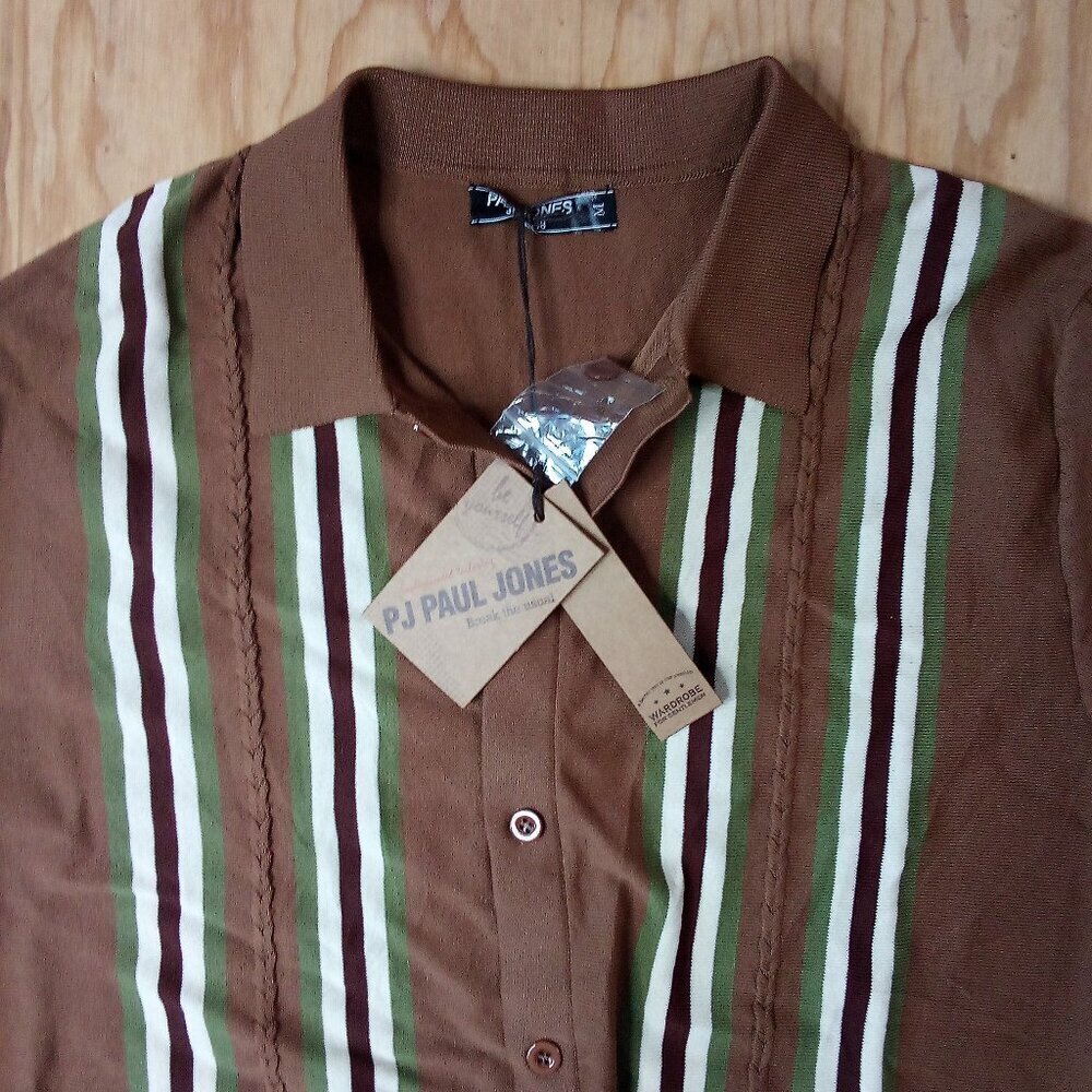 NWT Paul Jones Stripe Button Down Shirt